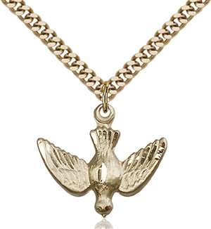 1628GF/24G <br/>Gold Filled Holy Spirit Pendant