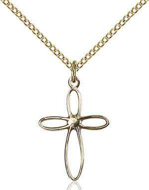 1707GF/18GF <br/>Gold Filled Lite Curb Chain