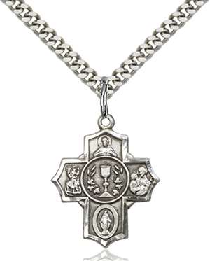 2004SS/24S <br/>Sterling Silver Millennium Crucifix Pendant