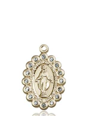 2009AKT <br/>14kt Gold Miraculous Medal