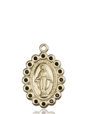 2009JTKT <br/>14kt Gold Miraculous Medal