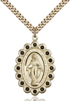 2010JTGF/24G <br/>Gold Filled Miraculous Pendant