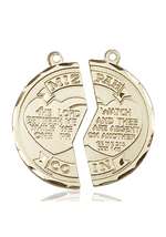 2012KT1 <br/>14kt Gold Miz Pah Coin Medal