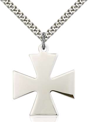2043SS/24S <br/>Sterling Silver Surfer Cross Pendant