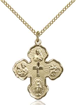 2058GF/18GF <br/>Gold Filled 5-Way Pendant