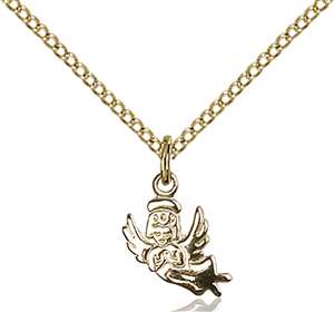 2128GF/18GF <br/>Gold Filled Angel Pendant