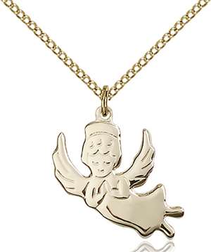 2129GF/18GF <br/>Gold Filled Angel Pendant