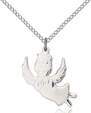 2129SS/18SS <br/>Sterling Silver Angel Pendant