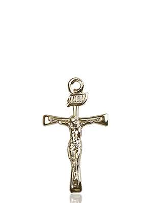 2137KT <br/>14kt Gold Maltese Crucifix Medal