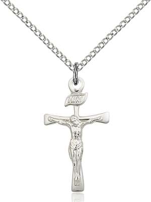 2137SS/18SS <br/>Sterling Silver Maltese Crucifix Pendant