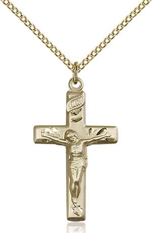 2185GF/18GF <br/>Gold Filled Crucifix Pendant