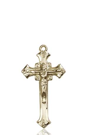 2187KT <br/>14kt Gold Crucifix Medal
