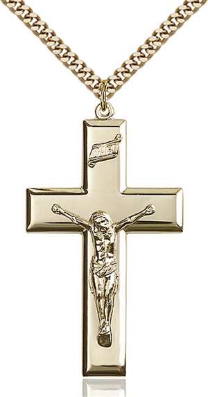 2189GF/24G <br/>Gold Filled Crucifix Pendant