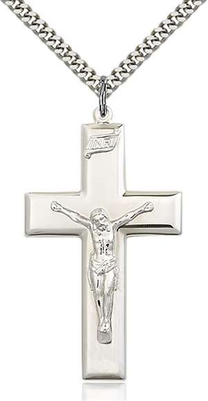 2189SS/24S <br/>Sterling Silver Crucifix Pendant