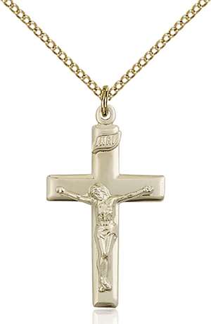 2191GF/18GF <br/>Gold Filled Crucifix Pendant