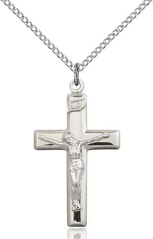 2191SS/18SS <br/>Sterling Silver Crucifix Pendant