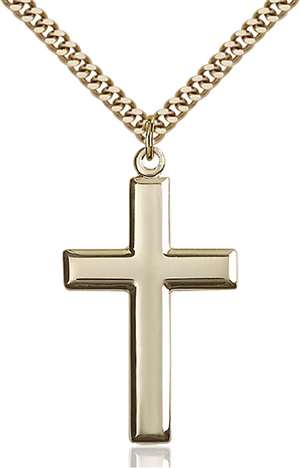2192GF/24G <br/>Stainless Gold Heavy Curb Chain