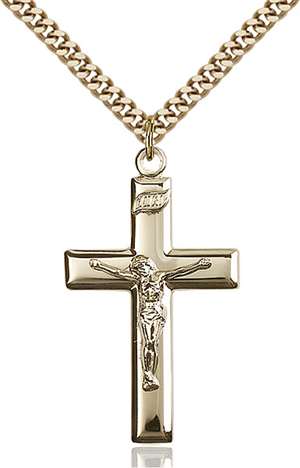 2193GF/24G <br/>Gold Filled Crucifix Pendant
