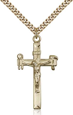 2194GF/24G <br/>Gold Filled Crucifix Pendant