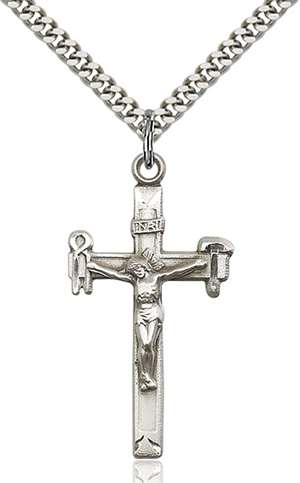 2194SS/24S <br/>Sterling Silver Crucifix Pendant