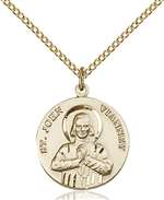 2278GF/18GF <br/>Gold Filled St. John Vianney Pendant