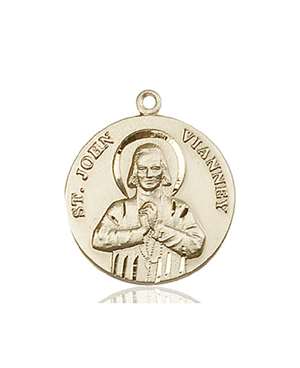 2278KT <br/>14kt Gold St. John Vianney Medal