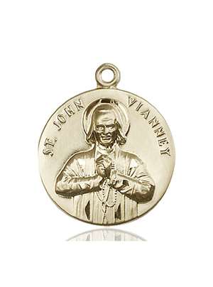 2279KT <br/>14kt Gold St. John Vianney Medal