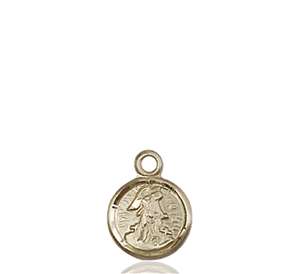 2340KT <br/>14kt Gold Guardian Angel Medal