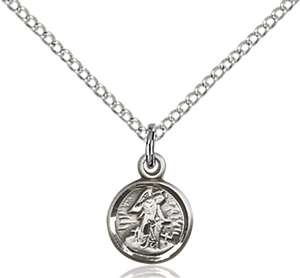 2340SS/18SS <br/>Sterling Silver Guardian Angel Pendant