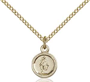 2342GF/18GF <br/>Gold Filled Miraculous Pendant