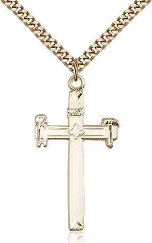 2394GF/24G <br/>Gold Filled Carpenter Cross Pendant