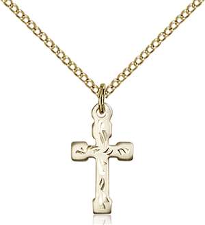 2519GF/18GF <br/>Gold Filled Cross Pendant