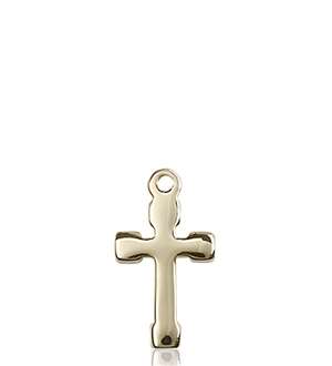 2520KT <br/>14kt Gold Cross Medal