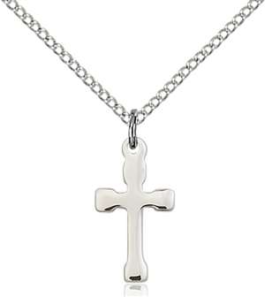 2520SS/18SS <br/>Sterling Silver Cross Pendant