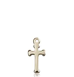 2522KT <br/>14kt Gold Cross Medal