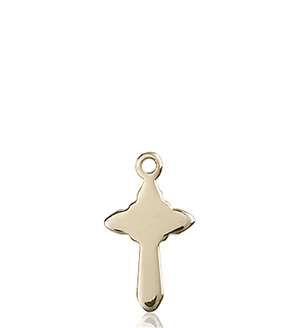 2524KT <br/>14kt Gold Cross Medal