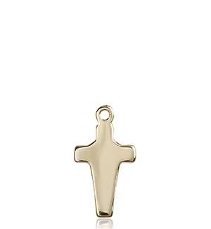 2526KT <br/>14kt Gold Cross Medal