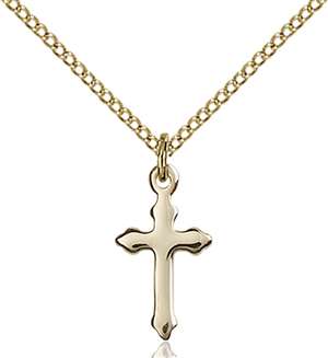 2528GF/18GF <br/>Gold Filled Cross Pendant