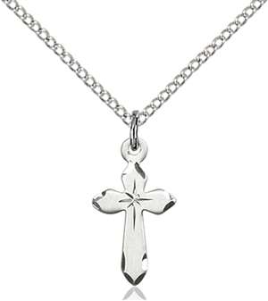 2529SS/18SS <br/>Sterling Silver Cross Pendant