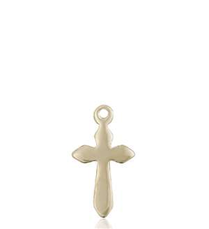 2532KT <br/>14kt Gold Cross Medal