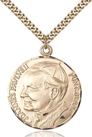 3003GF/24G <br/>Gold Filled St. John Paul II Pendant