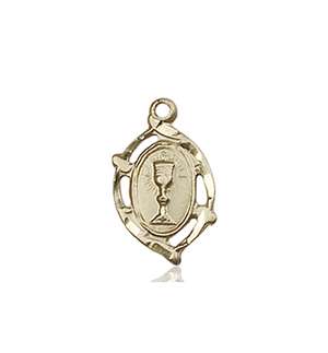 3019KT <br/>14kt Gold Communion Medal
