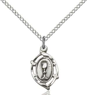 3019SS/18SS <br/>Sterling Silver Communion Pendant