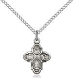 3143SS/18SS <br/>Sterling Silver 4-Way Pendant