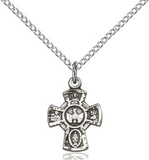 3145SS/18SS <br/>Sterling Silver 5-Way Pendant