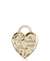 3202KT <br/>14kt Gold Guardian Angel Heart Medal