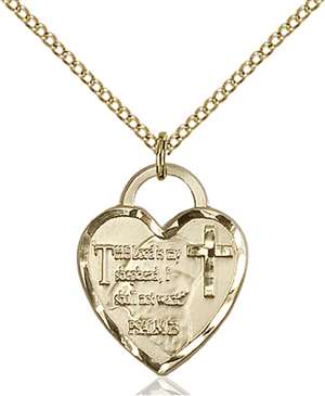 3211GF/18GF <br/>Gold Filled Bridesmaid Heart Pendant