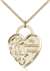 3302GF/18GF <br/>Gold Filled Guardian Angel Heart Pendant