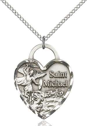 3303SS/18SS <br/>Sterling Silver St. Michael the Archangel Pendant