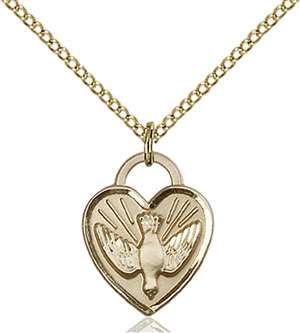 3405GF/18GF <br/>Gold Filled Confirmation Heart Pendant